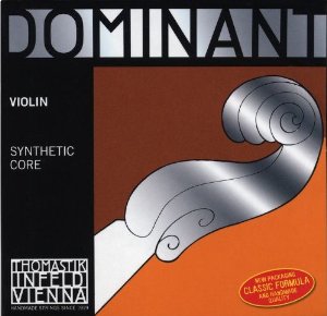 Thomastik Dominant 1/2 Size Violin Strings 1/2 Set, Steel E String, Loop End